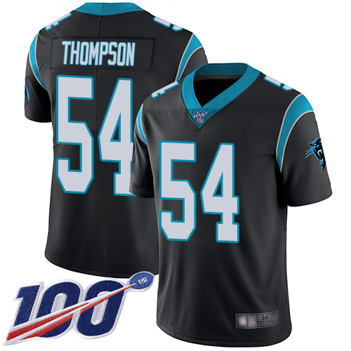 Carolina Panthers Limited Black Men Shaq Thompson Home Jersey NFL Football #54 100th Season Vapor Untouchable->carolina panthers->NFL Jersey